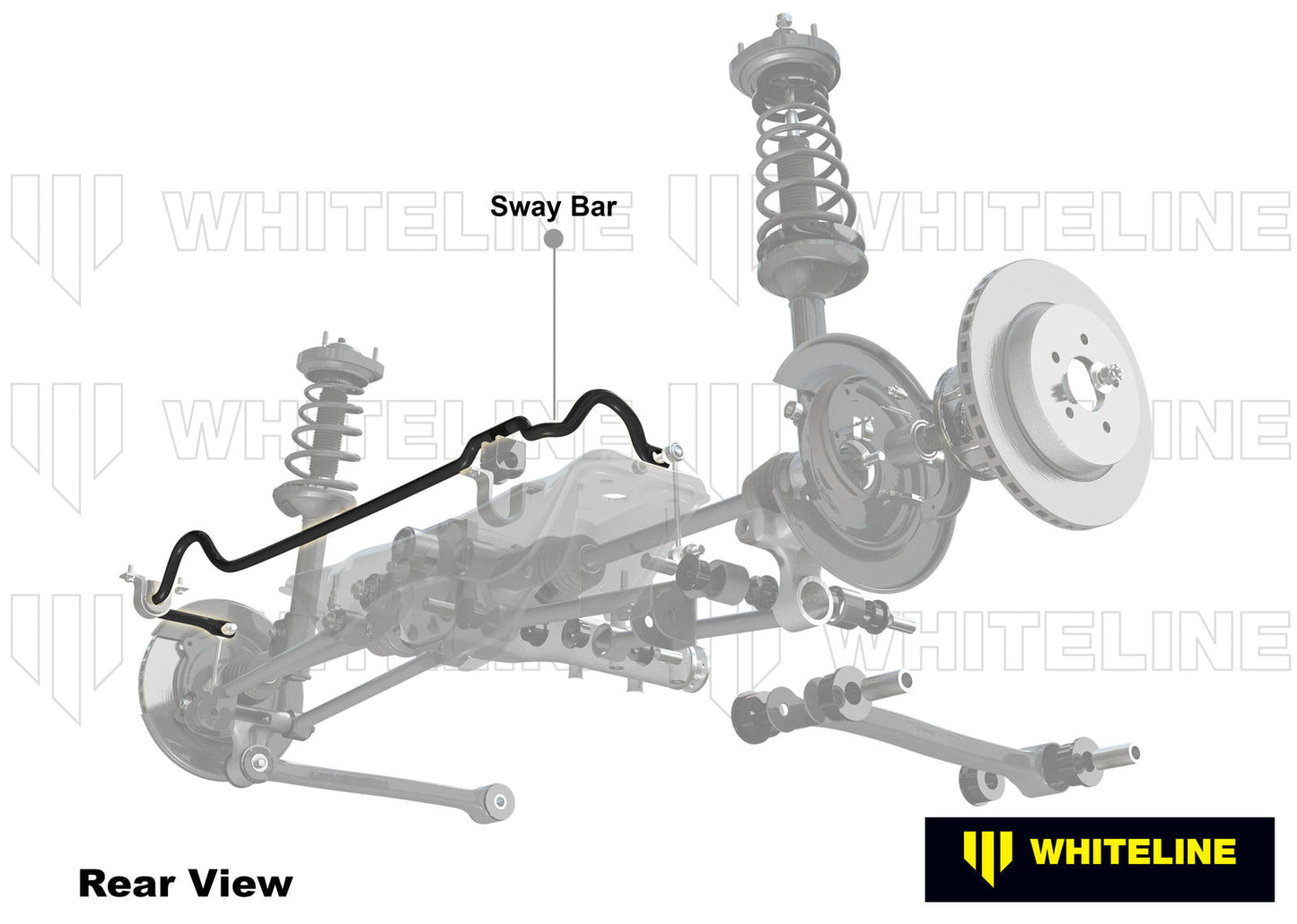 BHR97Z Barre antiroulis arrière réglable de 22mm - 16-20 Honda Civic