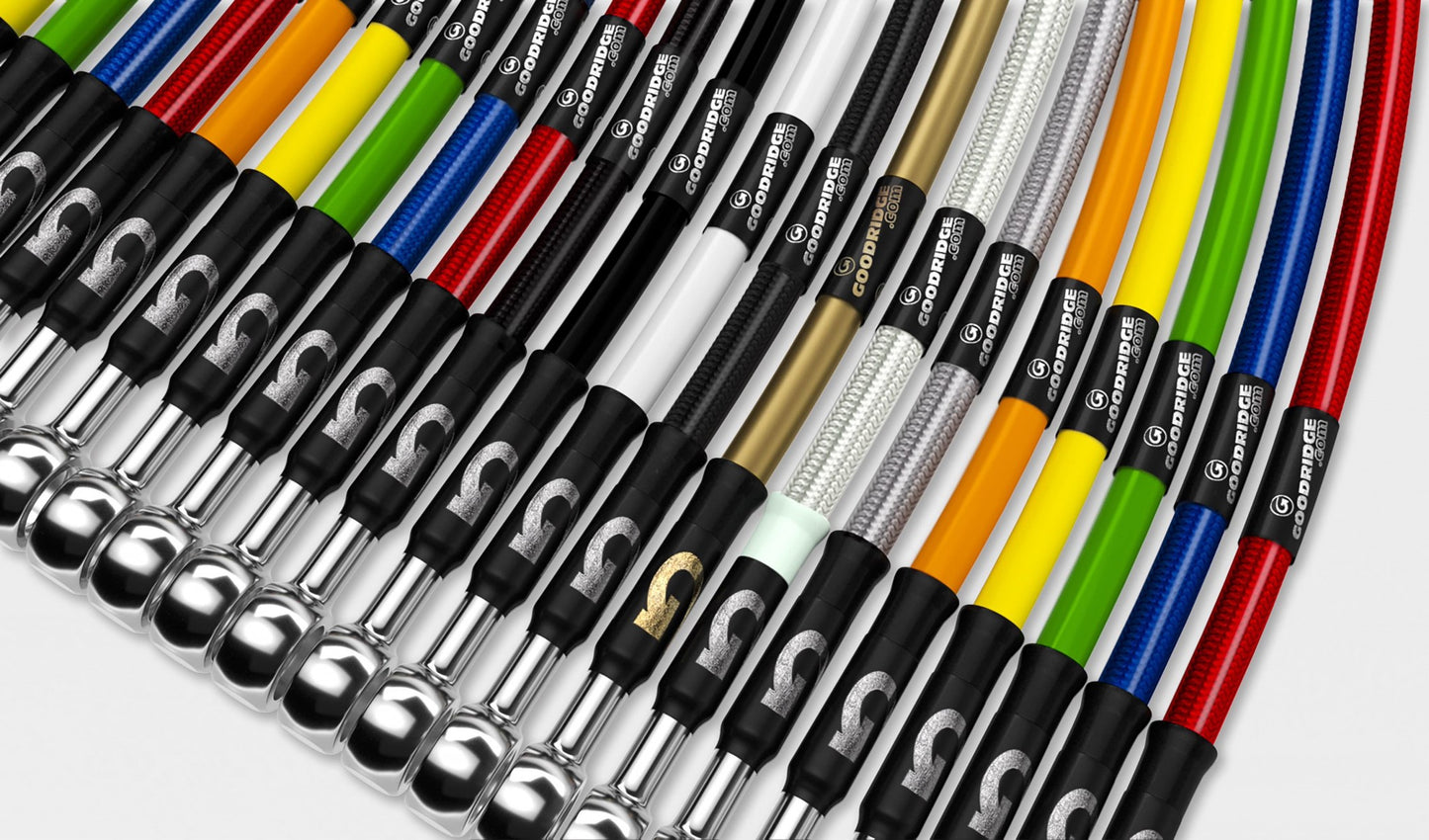 Kit de hose de frein flexible en SS Goodridge sur demande