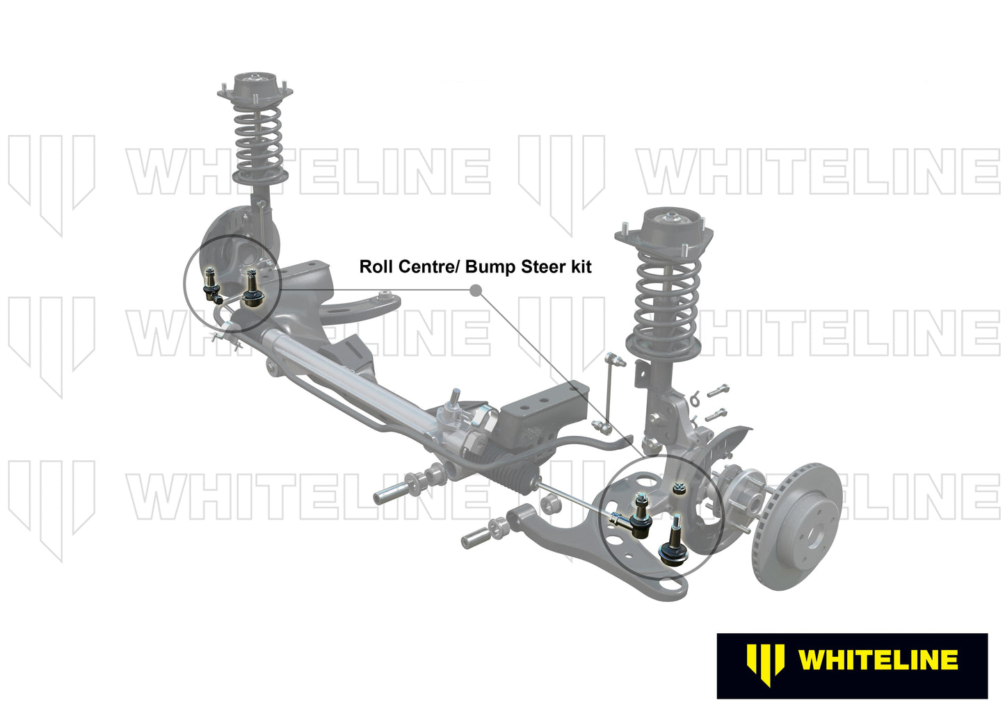 KCA435 kit de correction du centre de roulis avant et du "bump steer" - Subaru BRZ & Scion FRS 2012-2020
