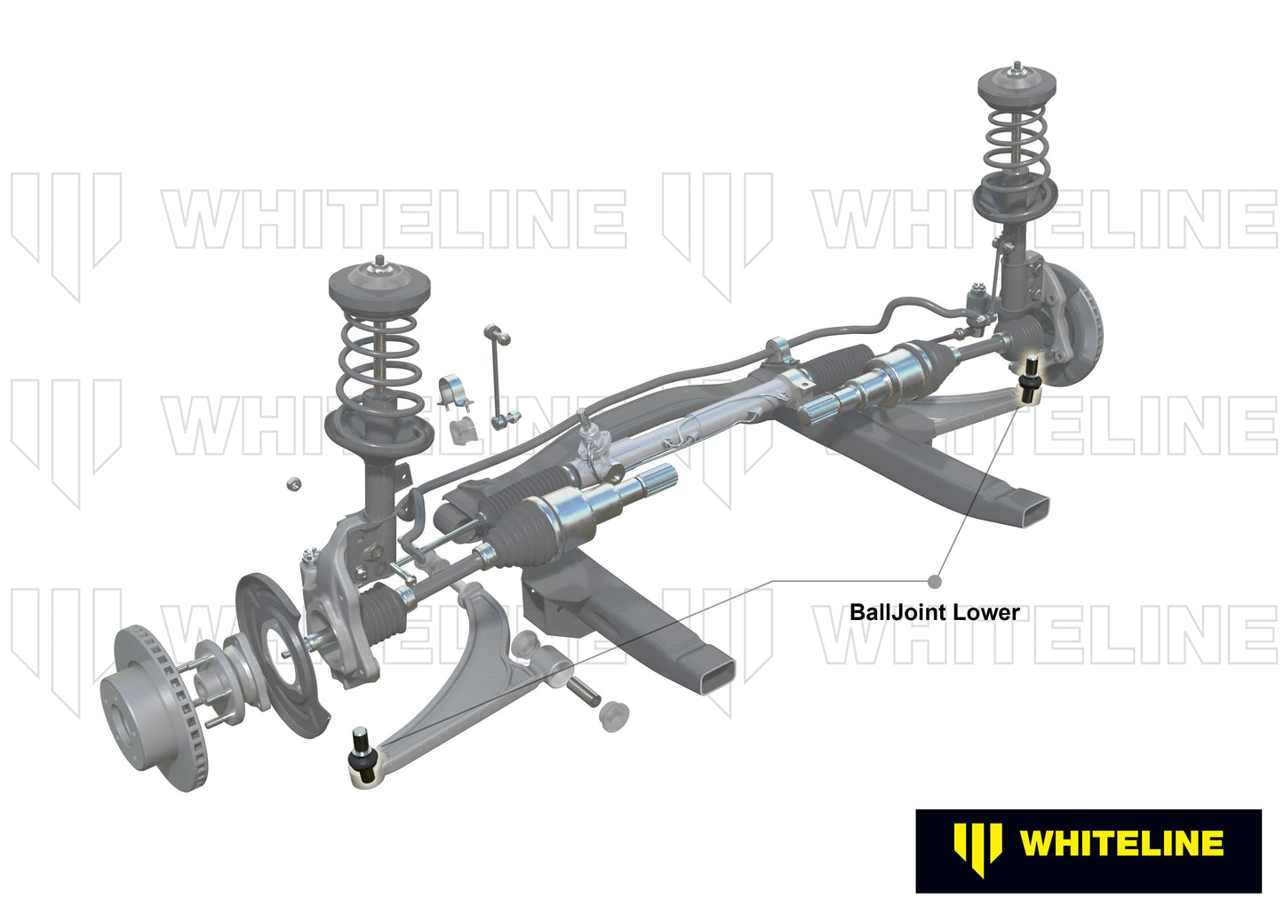 KCA510 Kit de rotule avant pour le carrossage - 17-20 Honda Civic Type-R FK8
