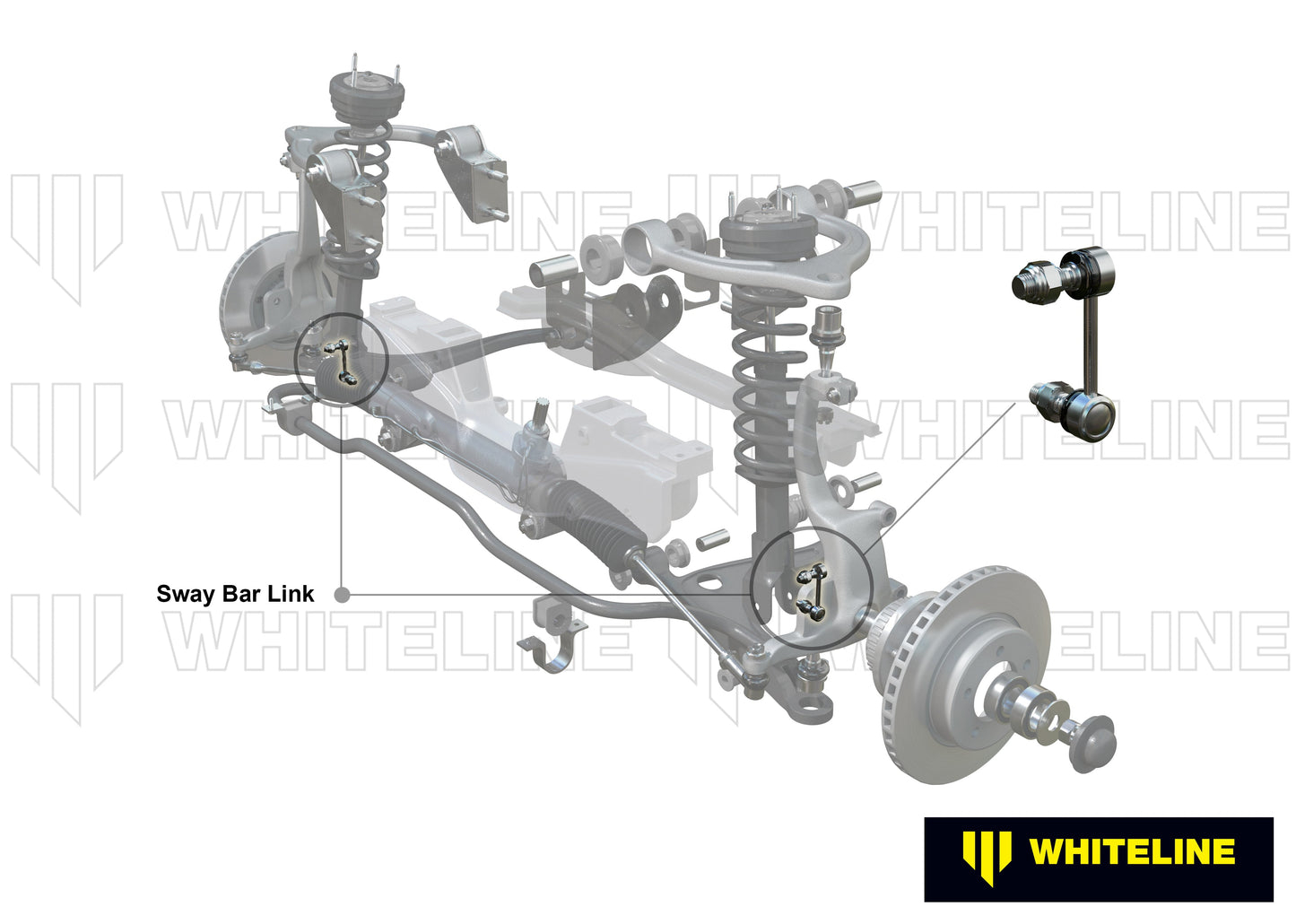 KLC204 kit de liaison de barre antiroulis avant - nissan 370Z
