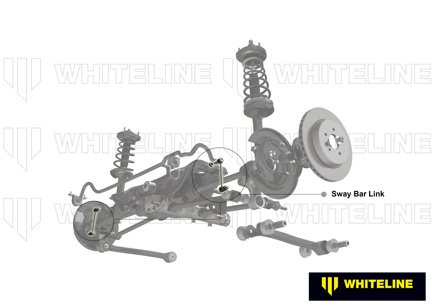 KLC217 kit de liaison de barre anti-roulis arrière - 16-20 Honda Civic