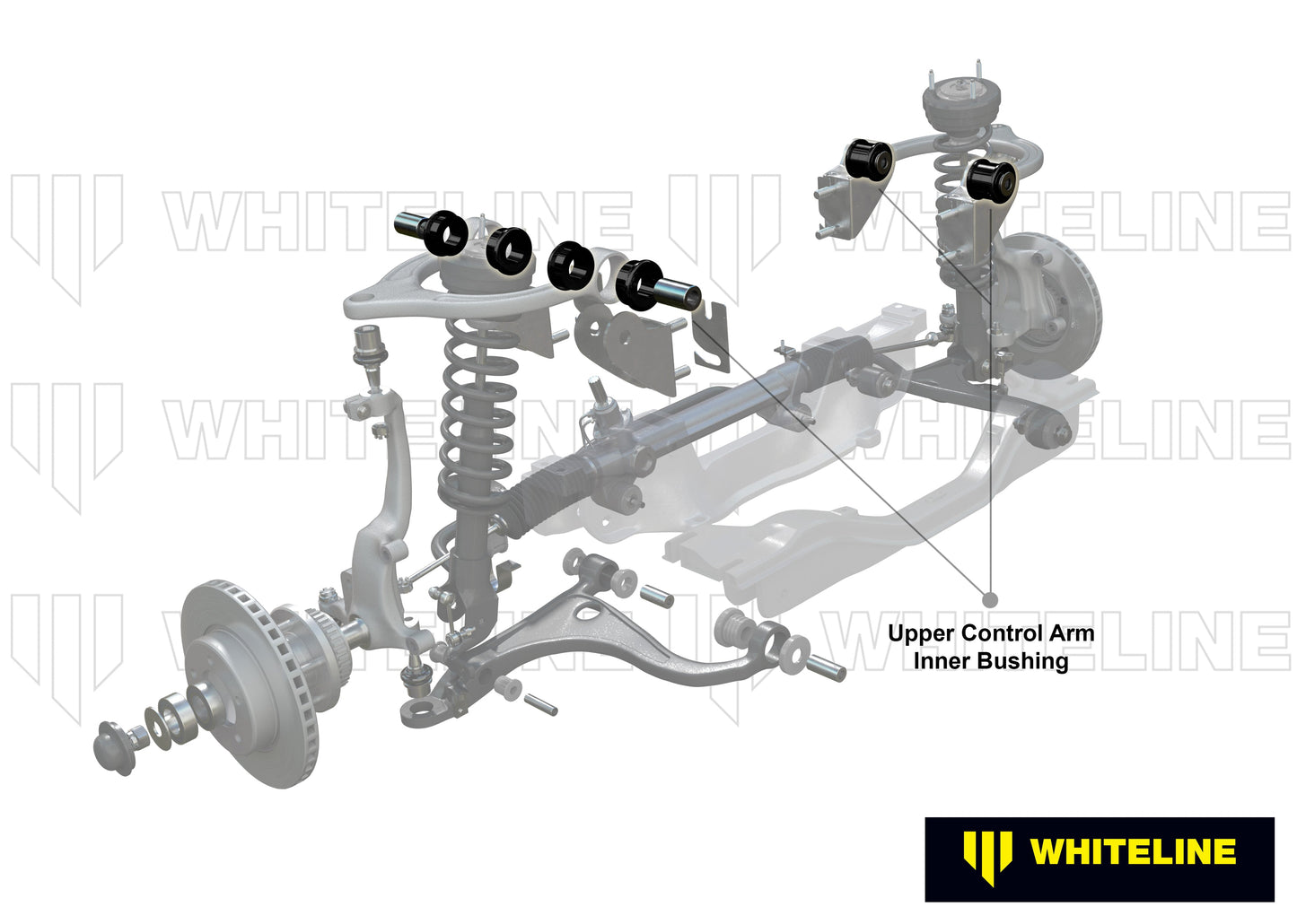 W52988 Bushing supérieur du bras de suspension avant. - Nissan 370Z