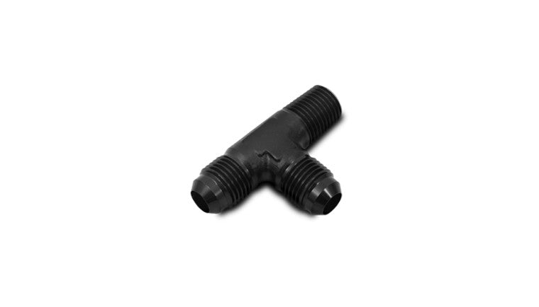 Té mâle à évasement avec raccord adaptateur de tuyau en cours d'exécution; Taille: -8AN x 3/8" NPT