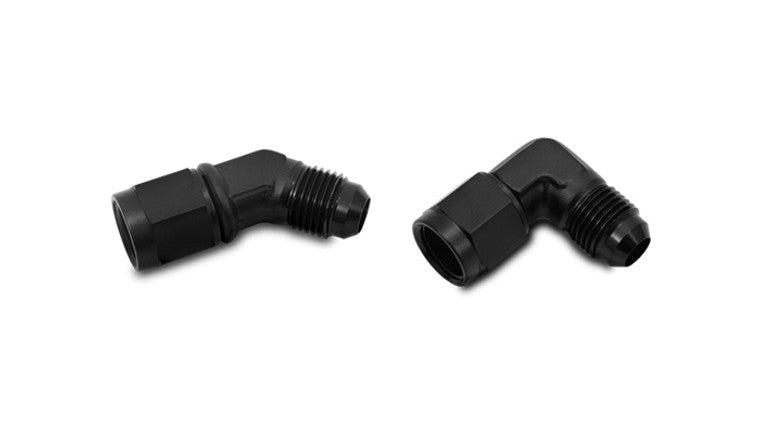 Adaptateur pivotant à 90 degrés pour raccord femelle -4AN vers mâle -4AN.