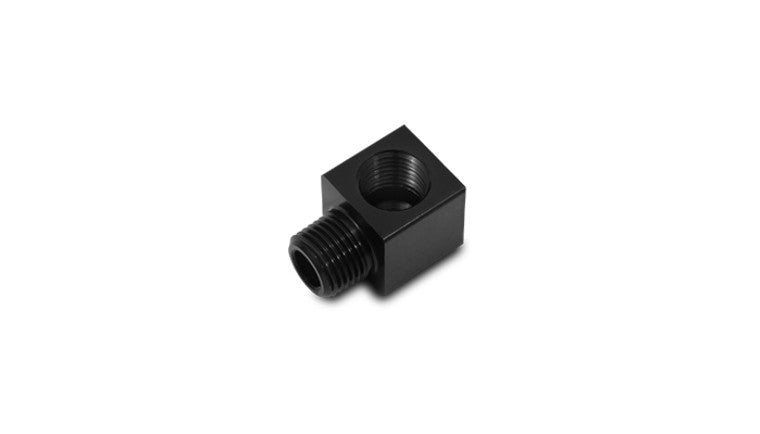 Adaptateur de raccordement serré à 90 degrés femelle NPT vers mâle NPT; Taille: 1/8" NPT.