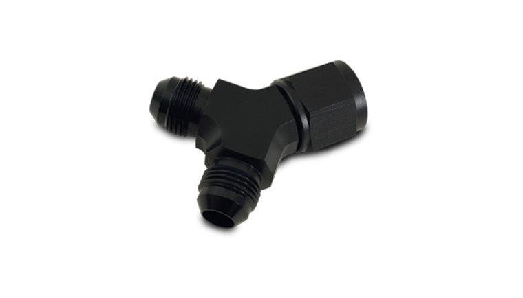 Adaptateur en Y à 90 degrés, taille femelle : -10 AN ; taille mâle double : -8 AN