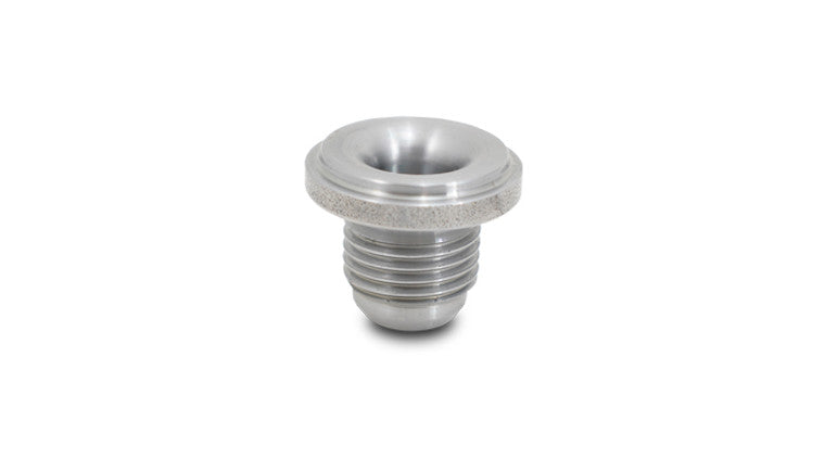 Mâle -4AN Bung de soudure en acier (Filetage SAE 7/16-20 ; Diamètre extérieur de la bride de 3/4 pouces)