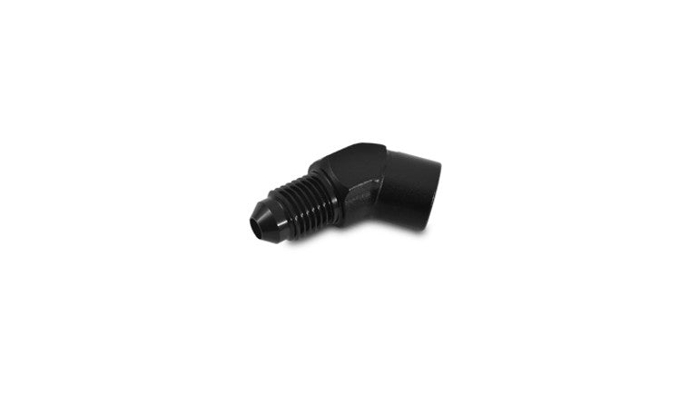Adaptateur mâle AN à 45 degrés vers femelle NPT, taille AN : -4 ; taille NPT : 1/8