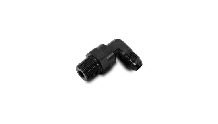 Adaptateur pivotant à 90 degrés AN mâle vers NPT mâle, -4 AN vers 1/4" NPT