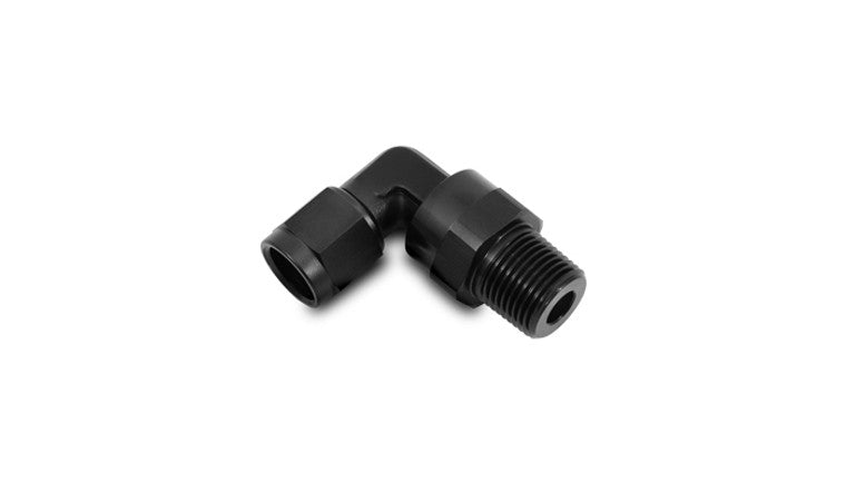 Adaptateur pivotant à 90 degrés femelle -6AN vers mâle 3/8"NPT