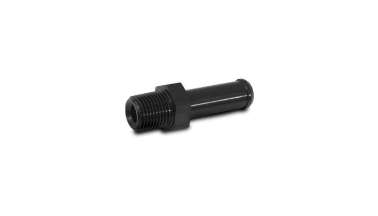Raccord adaptateur droit mâle NPT vers embout de tuyau; Taille NPT: 1/8"; Taille du tuyau: 3/16"