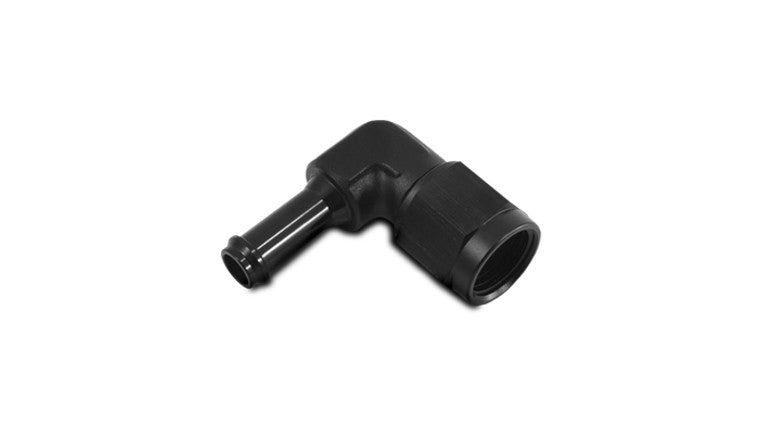 Adaptateur femelle AN vers raccord coudé à barbe, taille AN : -6 ; taille de la barbe : 5/16