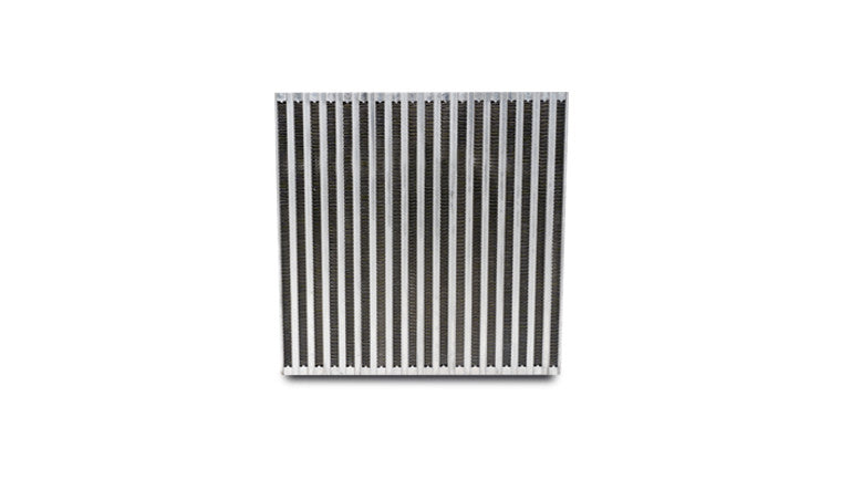 Noyau d'intercooler à flux vertical, 12 pouces de largeur x 12 pouces de hauteur x 3,5 pouces d'épaisseur.