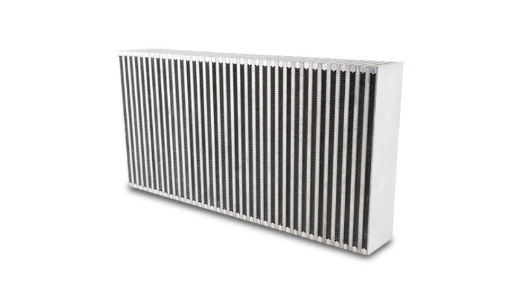 Noyau d'intercooler à flux vertical, 24" de largeur x 12" de hauteur x 3,5" d'épaisseur