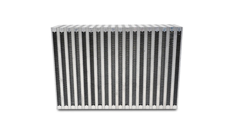 Noyau d'intercooler à flux vertical, 18 pouces de largeur x 12 pouces de hauteur x 6 pouces d'épaisseur.