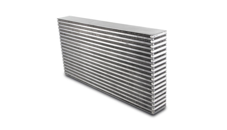 Noyau d'intercooler à flux vertical, 24" de largeur x 11,75" de hauteur x 3" d'épaisseur