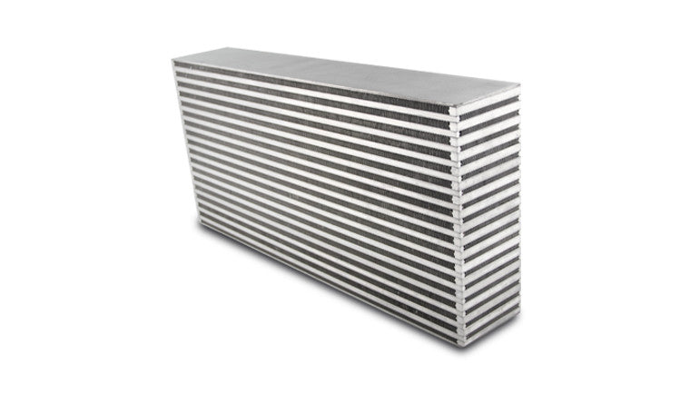 Noyau d'intercooler à flux vertical, 25" de largeur x 11,75" de hauteur x 4,5" d'épaisseur