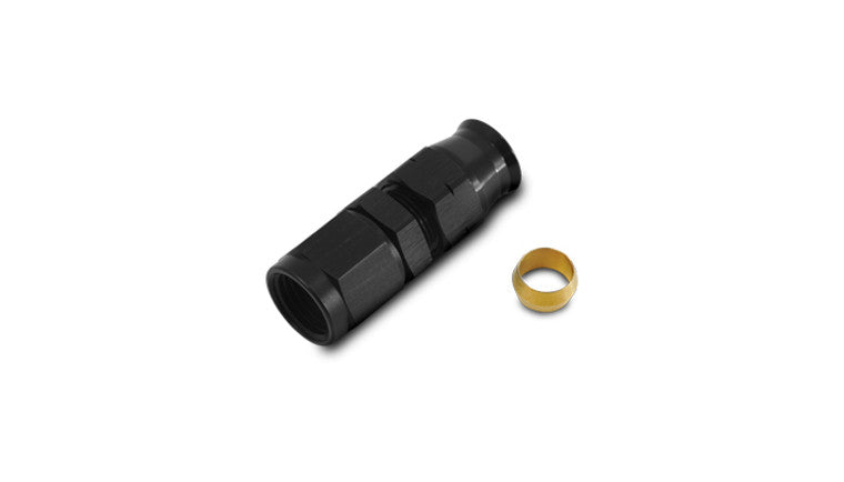 Adaptateur AN femelle avec inserts en olive en laiton, -10AN, taille du tube - 0,625 pouces