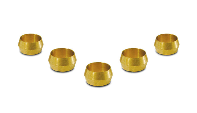 Paquet de 5 inserts en laiton; Taille 1/4