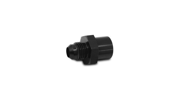 Adaptateur mâle AN vers femelle métrique, taille AN : -6 ; taille métrique : M14 x 1,5.