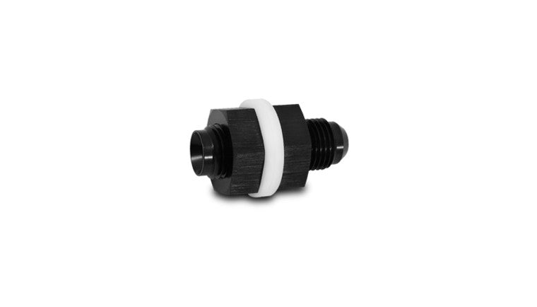 Adaptateur de cloison de cellule de combustible; Taille: -6AN; (avec 2 rondelles écrasées en PTFE et un écrou)