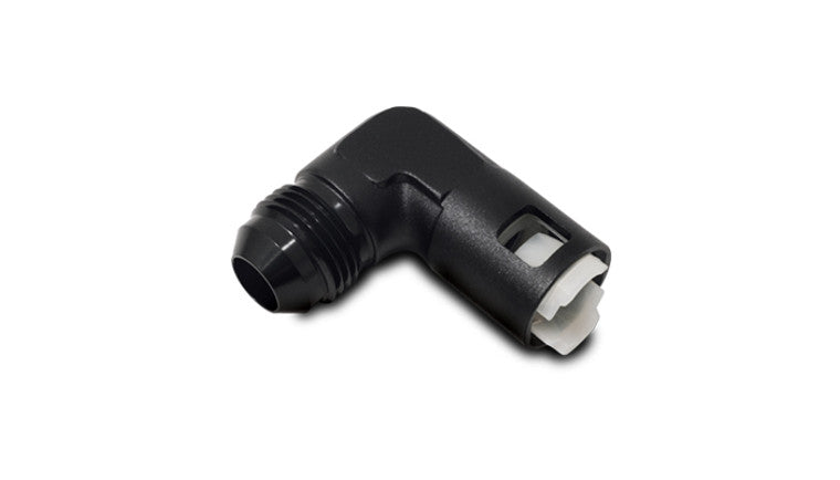 Adaptateur rapide de déconnexion AN mâle à 90 degrés pour EFI, taille AN : -8 ; taille de la ligne EFI : 3/8