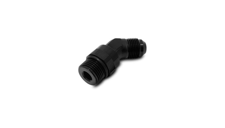 Adaptateur pivotant à 45 degrés, Taille : -6 AN à -6 ORB