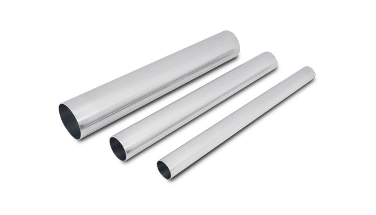 Tube en aluminium droit, 0,75" de diamètre extérieur x 18" de long - poli