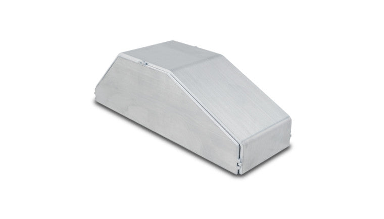 Réservoir d'extrémité d'intercooler horizontal, 3,25" de largeur x 9,25" de longueur x 3,00" d'épaisseur.