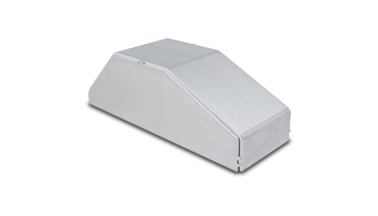 Réservoir d'extrémité d'intercooler horizontal, 3,50" de largeur x 9,85" de longueur x 3,00" d'épaisseur.