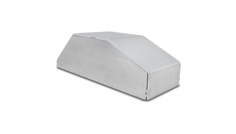 Réservoir d'extrémité de l'intercooler horizontal, 4,00" de largeur x 9,85" de longueur x 3,00" d'épaisseur.