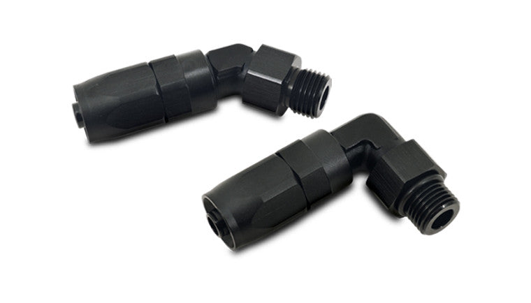 Raccord de bout de tuyau mâle, 90 degrés; Taille: -12AN; Filetage: (12) 1-1/6"-12