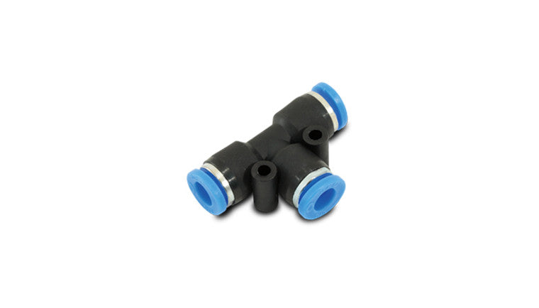 Raccord en T de l'Union, pour tube de 5/32" de diamètre extérieur.