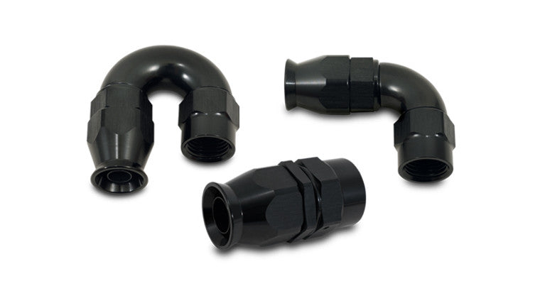 Raccord droit à débit élevé pour tuyau flexible doublé de PTFE, -8AN