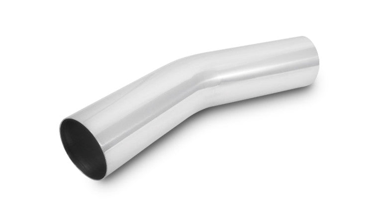 Coude en aluminium de 30 degrés, diamètre extérieur de 3,5 pouces - poli.