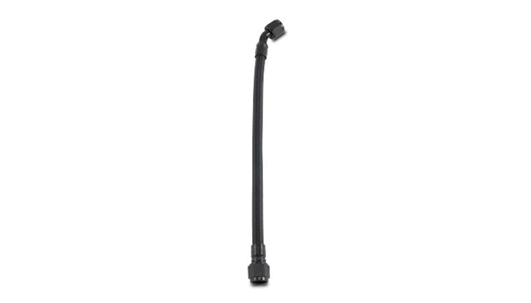 Ensemble de tuyau PTFE de 12" avec raccords femelles 6AN DROIT/45DEG