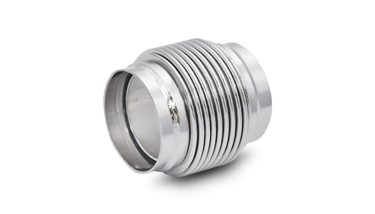 Ensemble de soufflets avec doublure solide, 2,25 pouces de diamètre intérieur x 3 pouces de long - électro poli