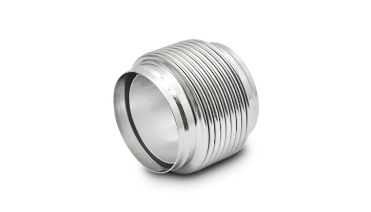 Ensemble de soufflets avec doublure solide, 4,00" de diamètre intérieur x 4" de longueur - électro poli.