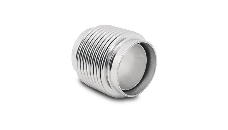 Ensemble de soufflets avec doublure solide, 2,02" de diamètre intérieur x 3,25" de long - électro poli