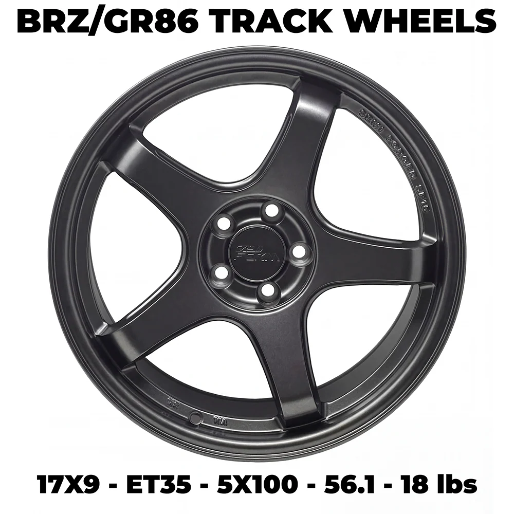 Roues GTF6 17x9 ET35 5x100 56.1 pour BRZ & GR86