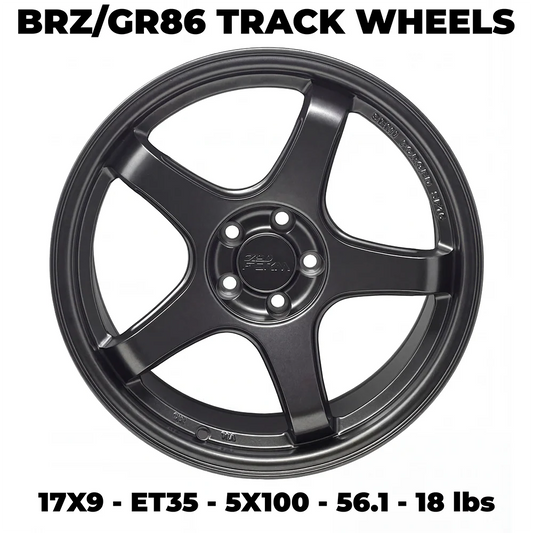 Roues GTF6 17x9 ET35 5x100 56.1 pour BRZ & GR86