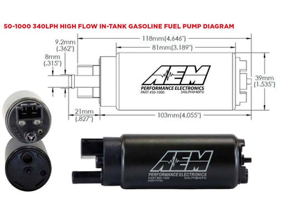 Pompe à carburant haute performance 340 LPH pour réservoir (50-1000)