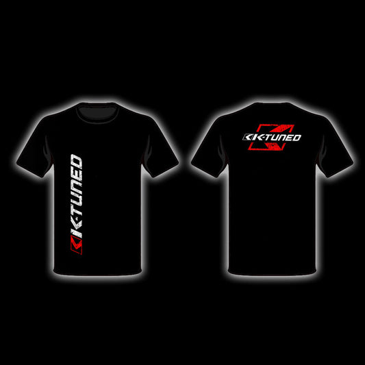 K-Tuned T-Shirt (Distressed Vertical Logo) - Small