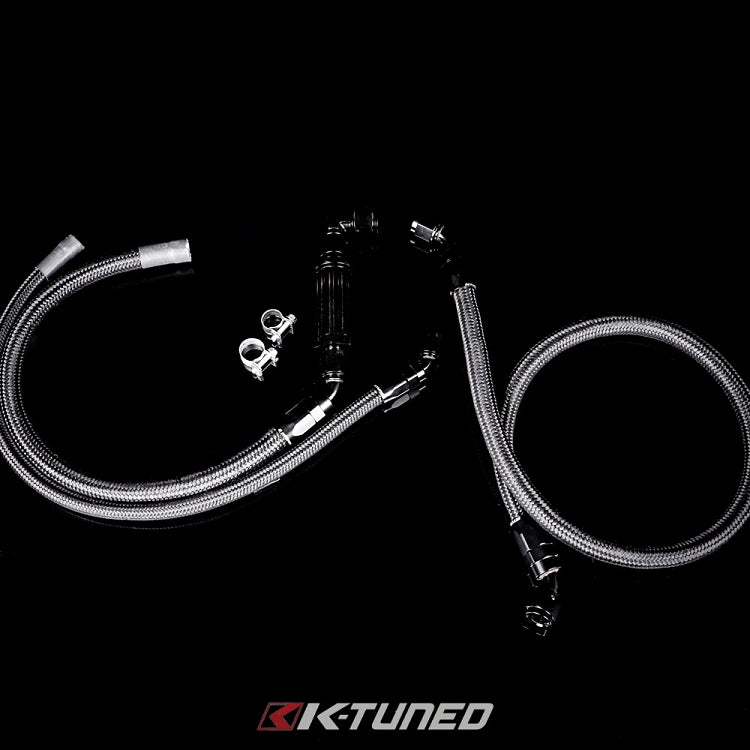 6AN Fuel Line Kit, Center Feed/ With Filter/ Wrench