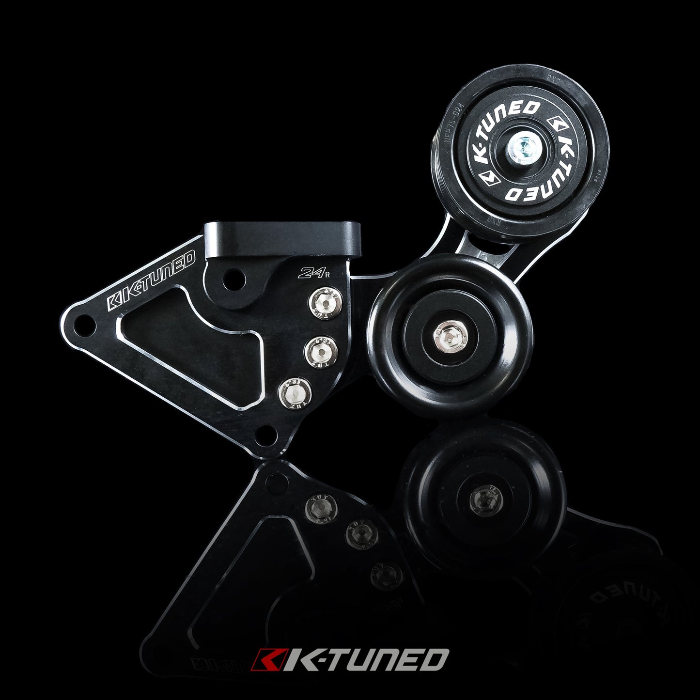 SIde Mount Pulley Kit - K20 Anodized Black - Race Edition