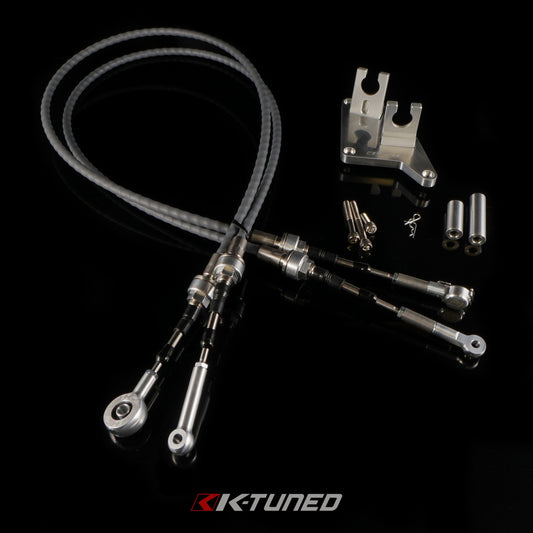 RWD Shifter Cables - Race-Spec Shifter Cables (w/ Billet Trans Bracket)