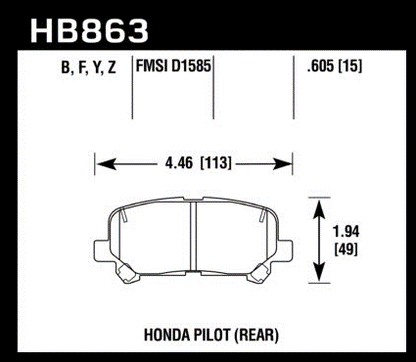 HB863X.605 - Arrière