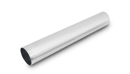 Tube en aluminium droit, 3" de diamètre extérieur x 18" de long - Poli